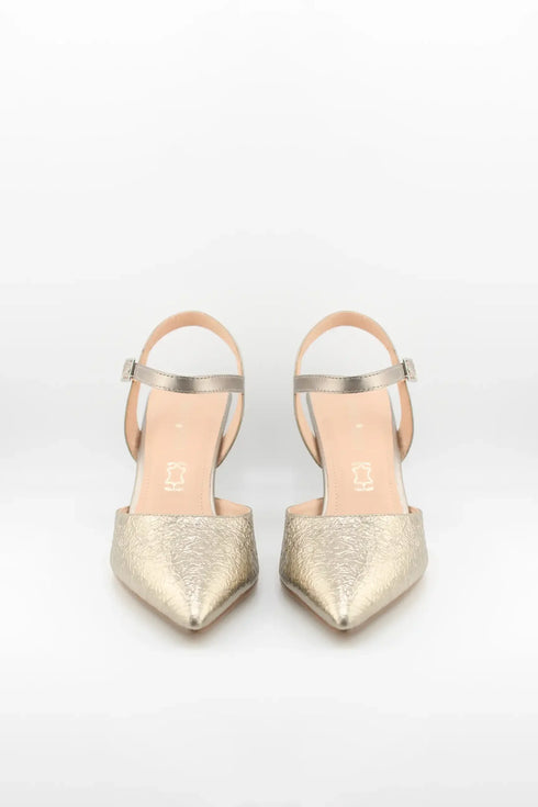 Capelli Rossi Textured Slingback Pointed-Toe Heels